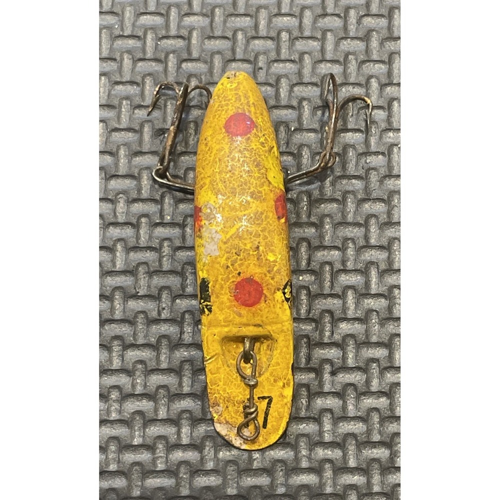 Vintage Helin Flattish Lure F7 Fishing Trolling Plug!! HTF